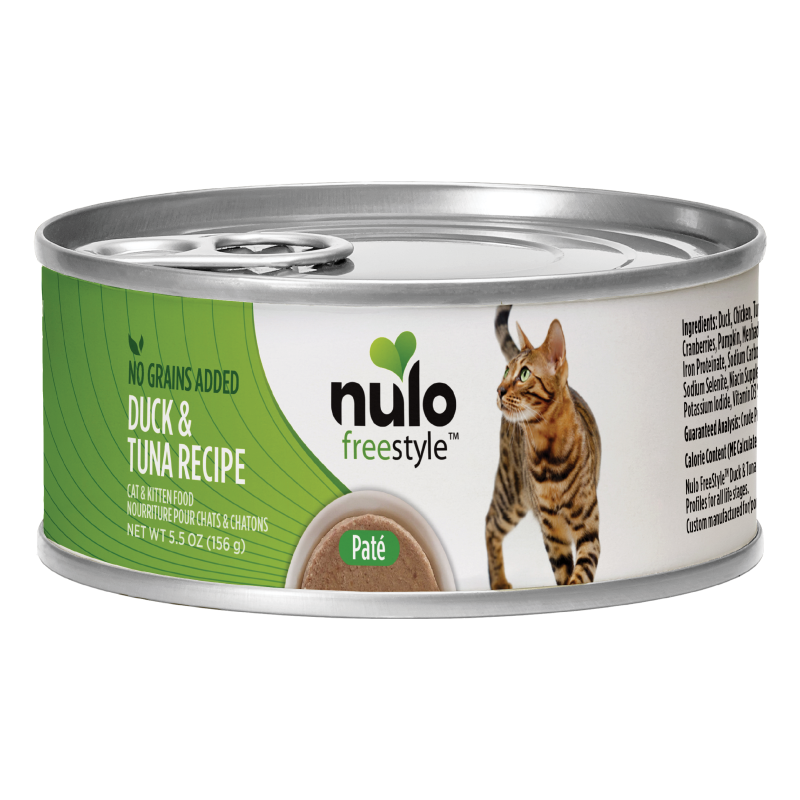 Nulo-FreeStyle Grain Free Duck & Tuna Recipe Canned Kitten & Cat Food