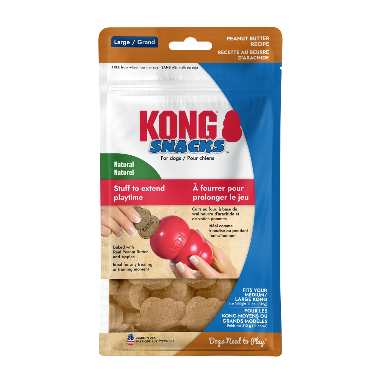 KONG-Stuff'N Snacks Peanut Butter Recipe Dog Treats