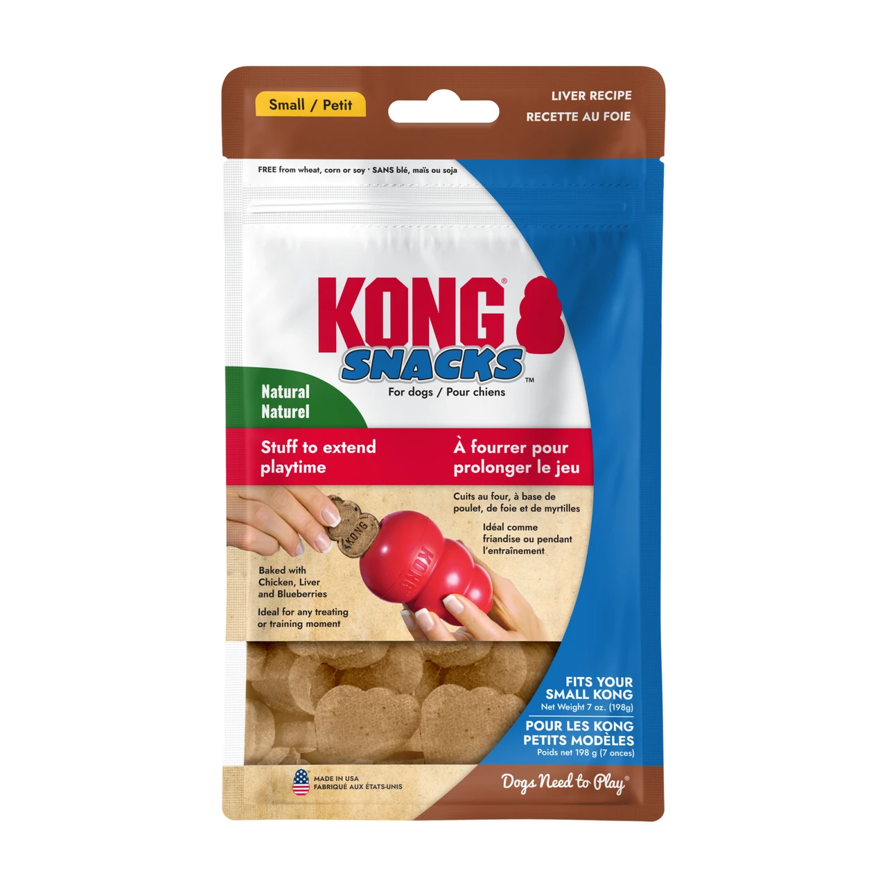KONG-Stuff'N Snacks Liver Recipe Dog Treats