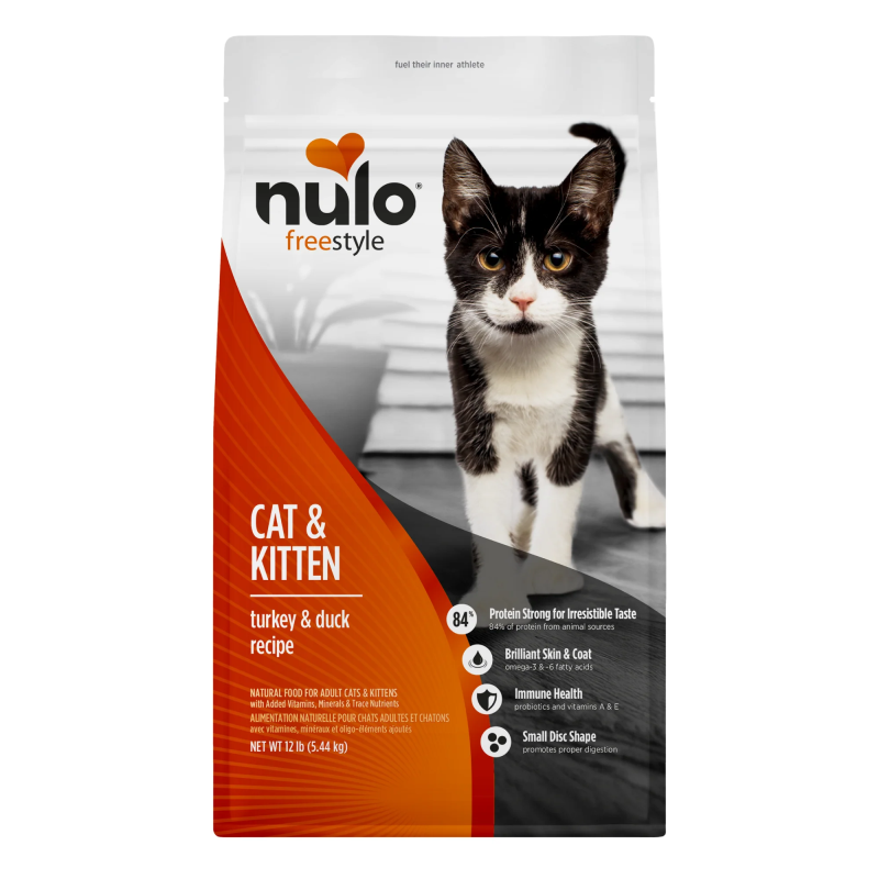 Nulo-Freestyle Cat & Kitten Grain Free Turkey & Duck Recipe Dry Cat Food