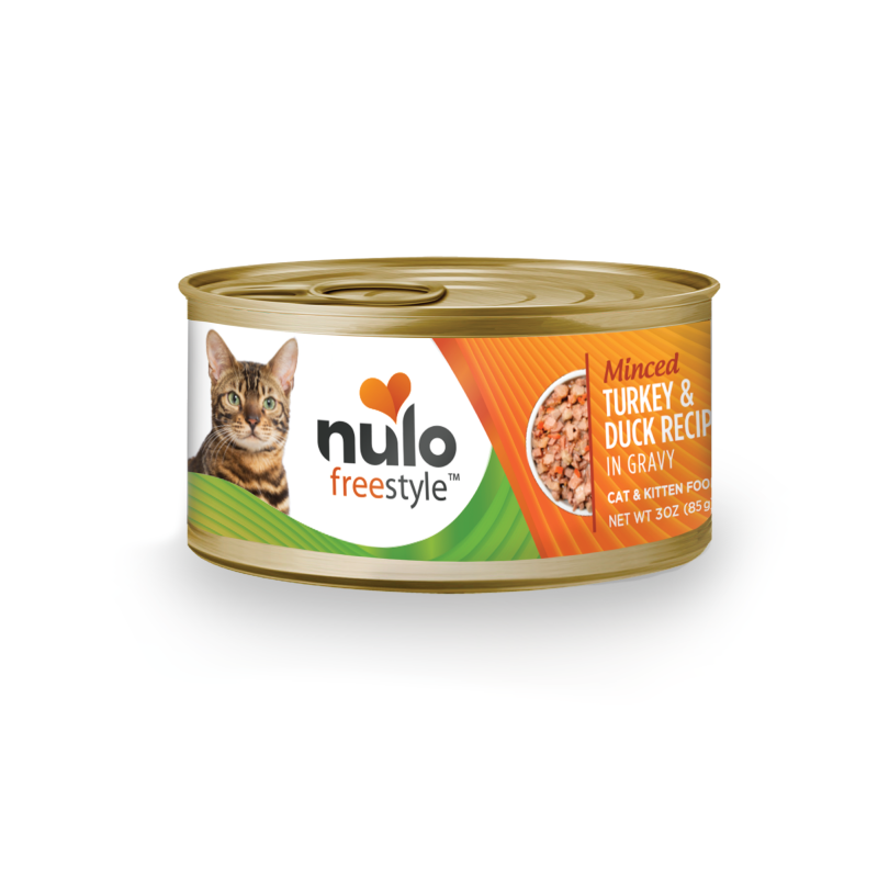 Nulo-Freestyle Grain Free Minced Turkey & Duck Recipe in Gravy Canned Cat Food