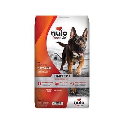 Nulo-FreeStyle Limited+ Grain Free Turkey Recipe Puppy & Adult Dry Dog Food
