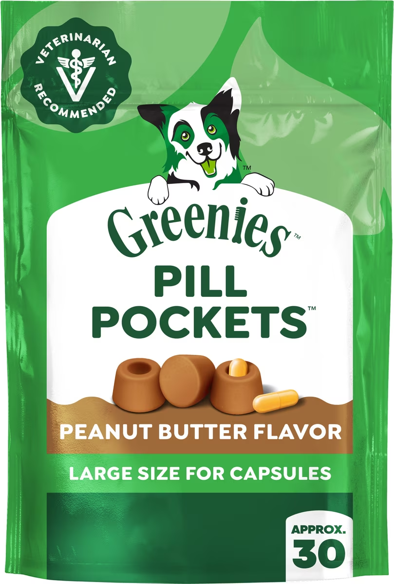 Greenies-Pill Pockets Canine Peanut Butter Flavor Dog Treats