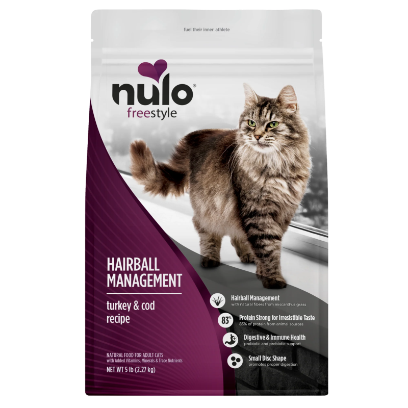 Nulo-Adult Hairball Management Turkey & Cod Recipe Dry Cat Food