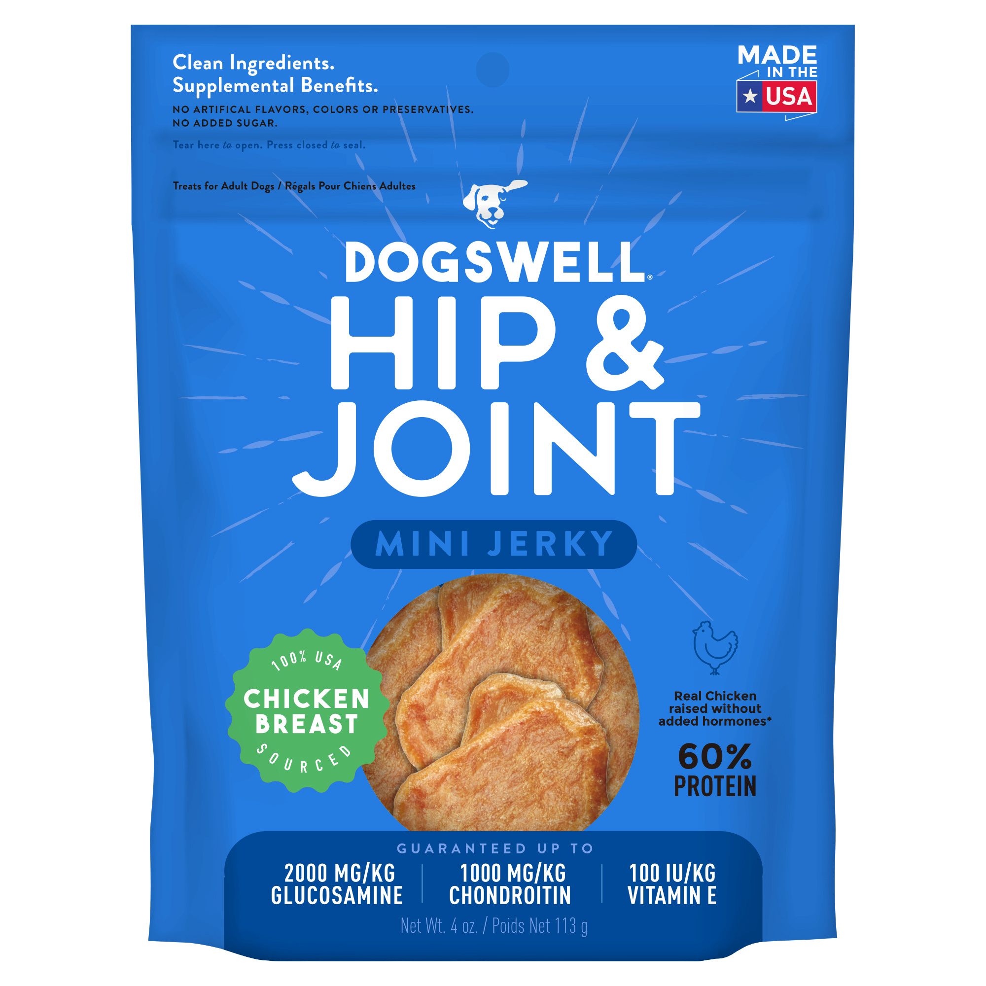 Dogswell-Hip & Joint Chicken Mini Jerky Dog Treats