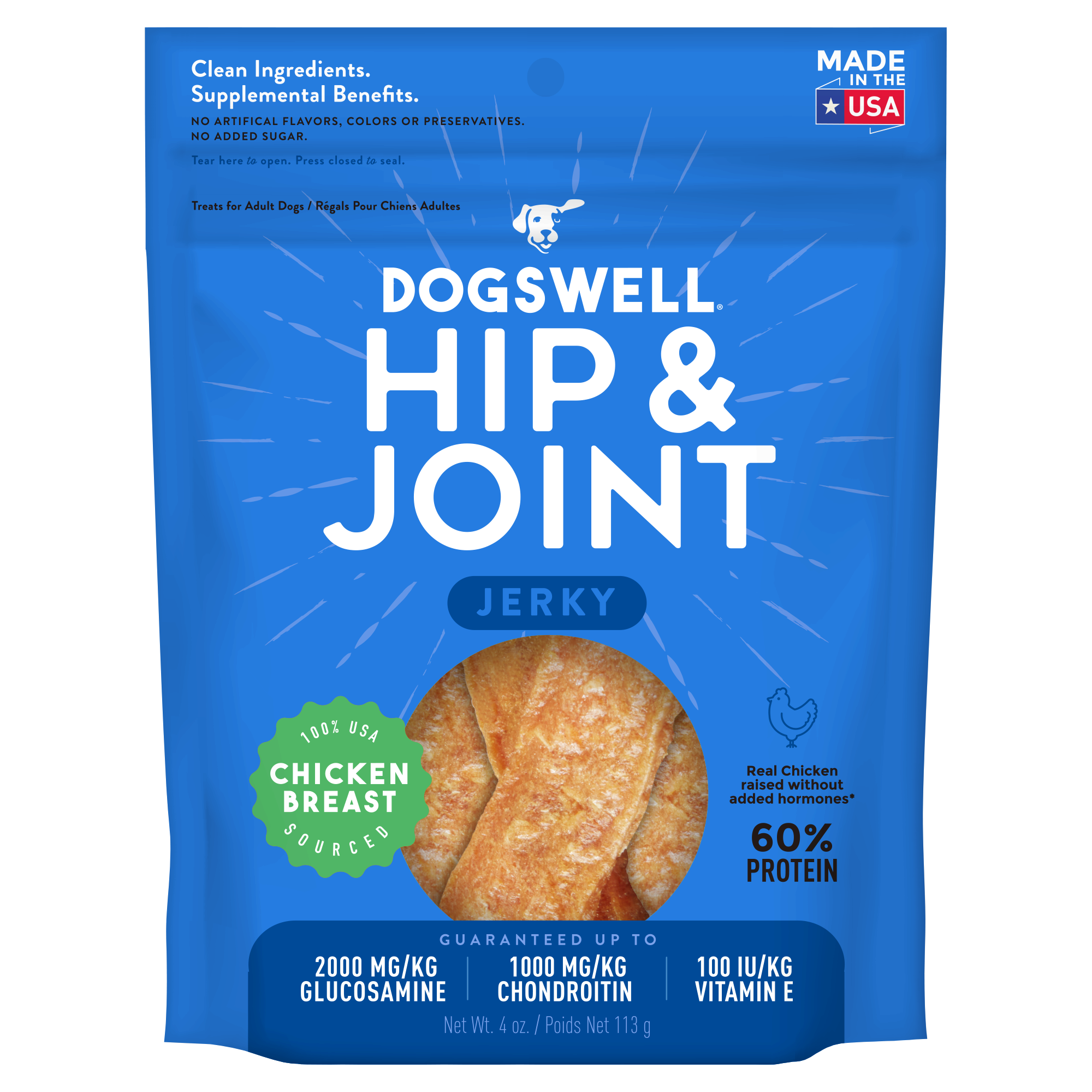 Dogswell-Hip & Joint Chicken Jerky Dog Treats