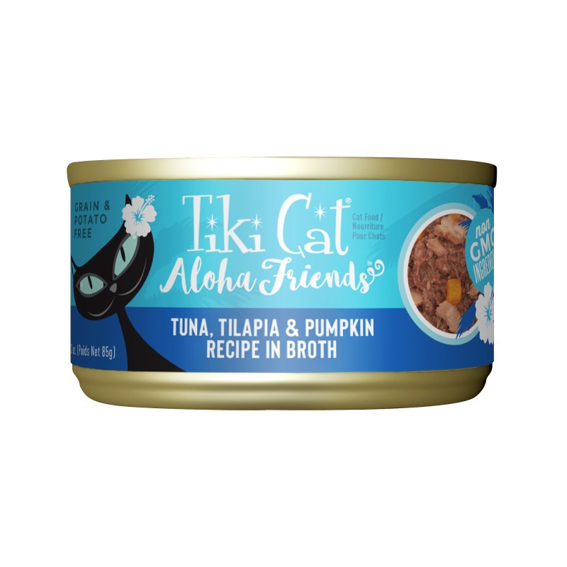 Tiki Cat-Aloha Friends - Tuna With Tilapia & Pumpkin Cat Food