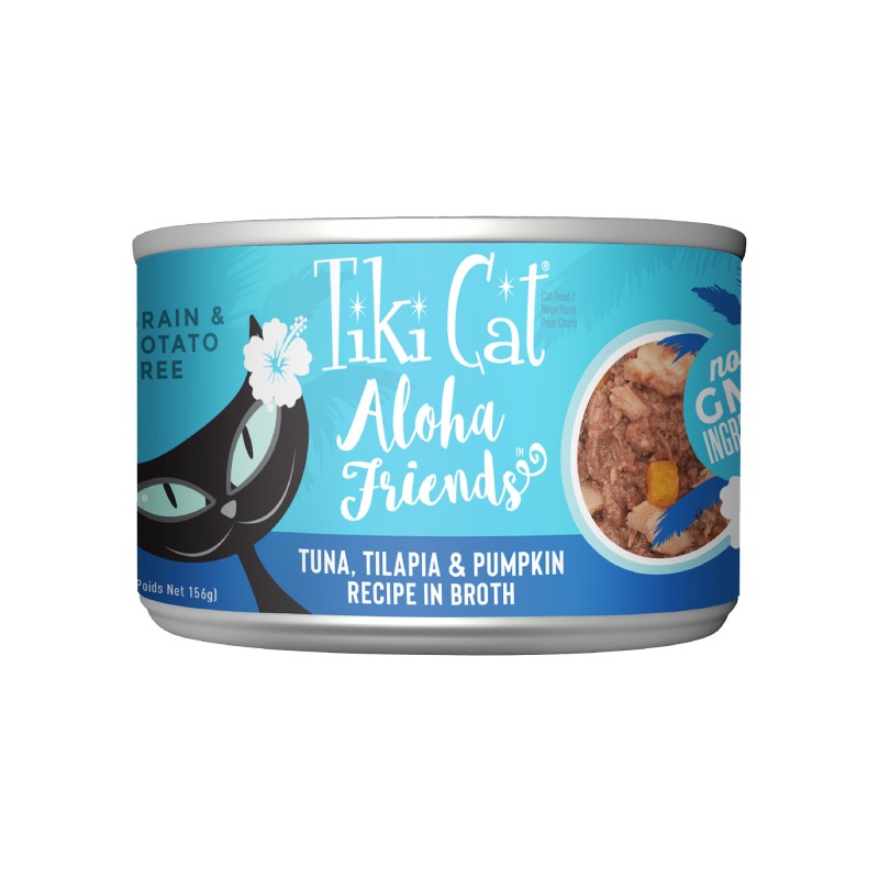 Tiki Cat-Aloha Friends - Tuna With Tilapia & Pumpkin Cat Food