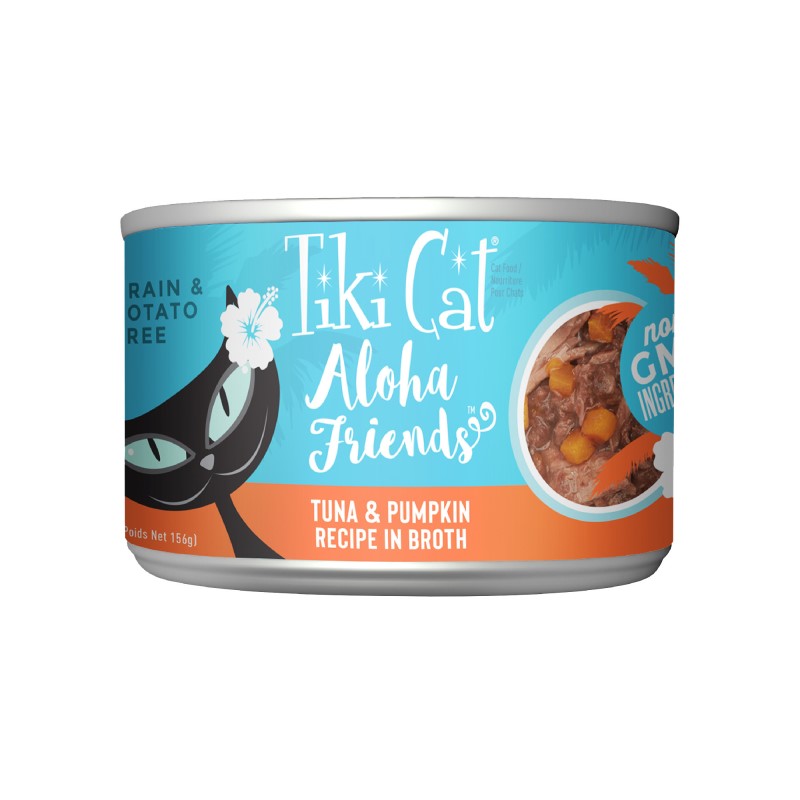 Tiki Cat-Aloha Friends Grain Free Tuna with Pumpkin Cat Food Pouches