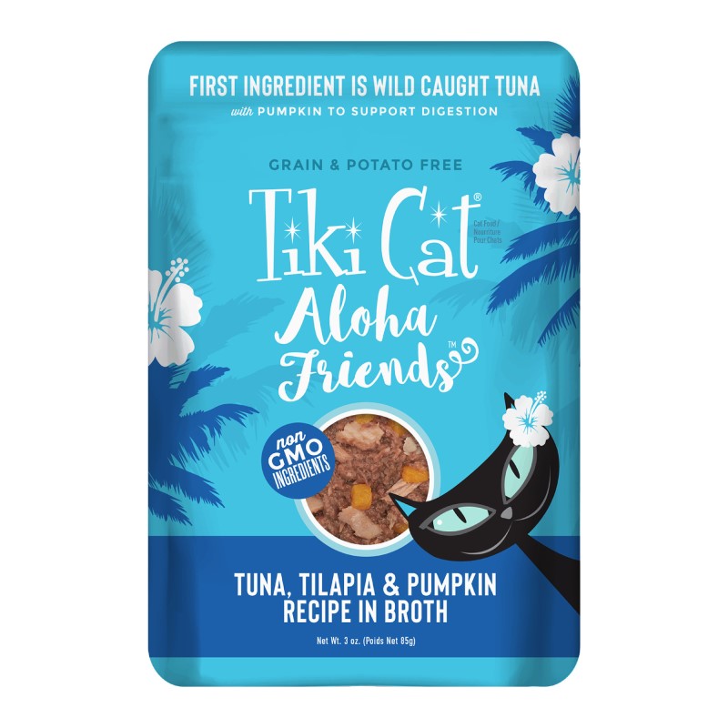 Tiki Cat-Aloha Friends - Tuna With Tilapia & Pumpkin Cat Food
