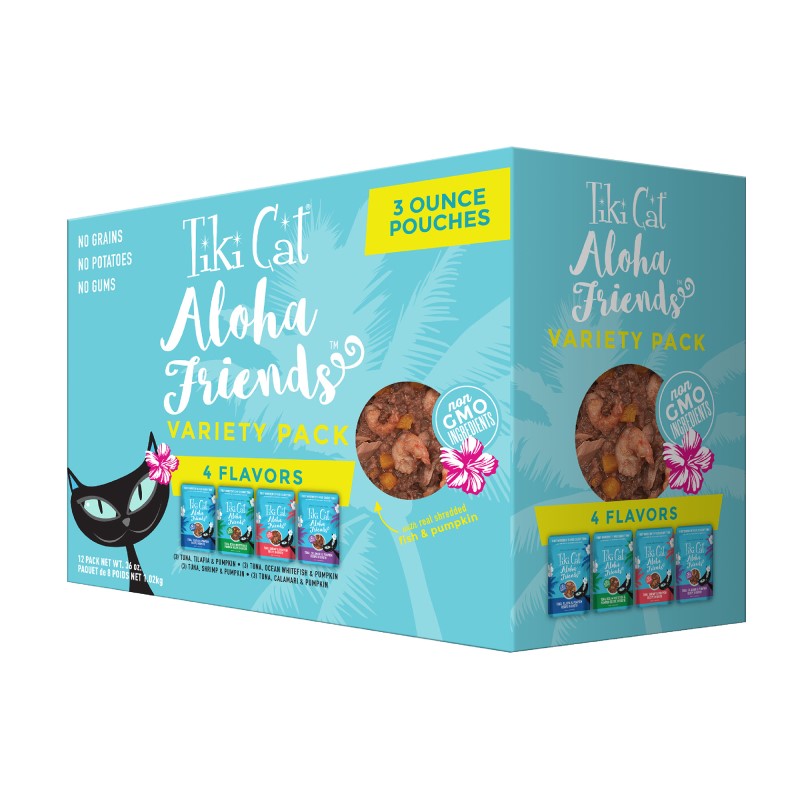 Tiki Cat-Aloha Friends Grain Free Variety Pack Canned Cat Food