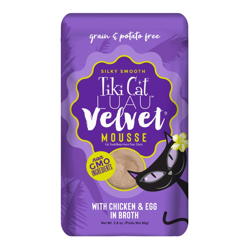 Tiki Cat-Velvet Mousse Chicken with Egg