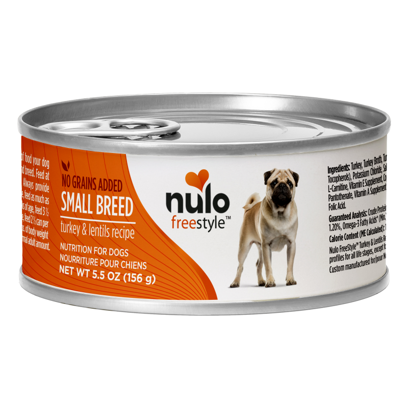 Nulo-Freestyle Small Breed Grain Free Turkey & Lentils Recipe Canned Dog Food
