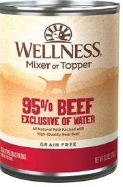 Wellness-Natural Grain Free 95% Beef Recipe Adult Wet Canned Dog Food
