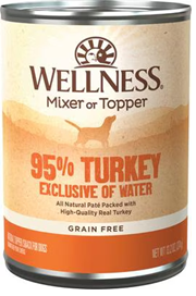 Wellness-Natural Grain Free Adult 95% Turkey Canned Dog Food