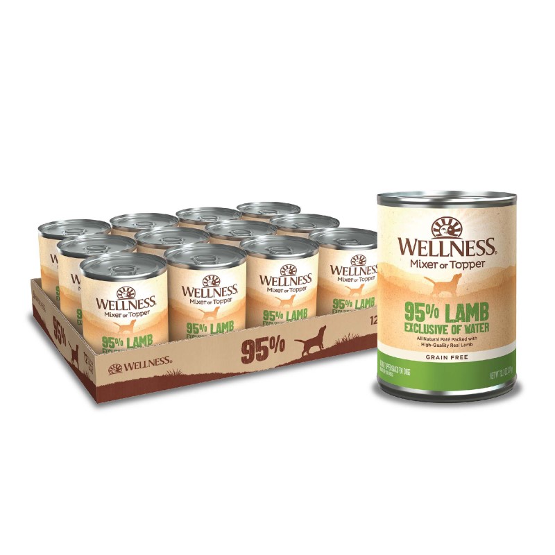 Wellness-Natural Grain Free 95%  Lamb Recipe Adult Wet Canned Dog Food