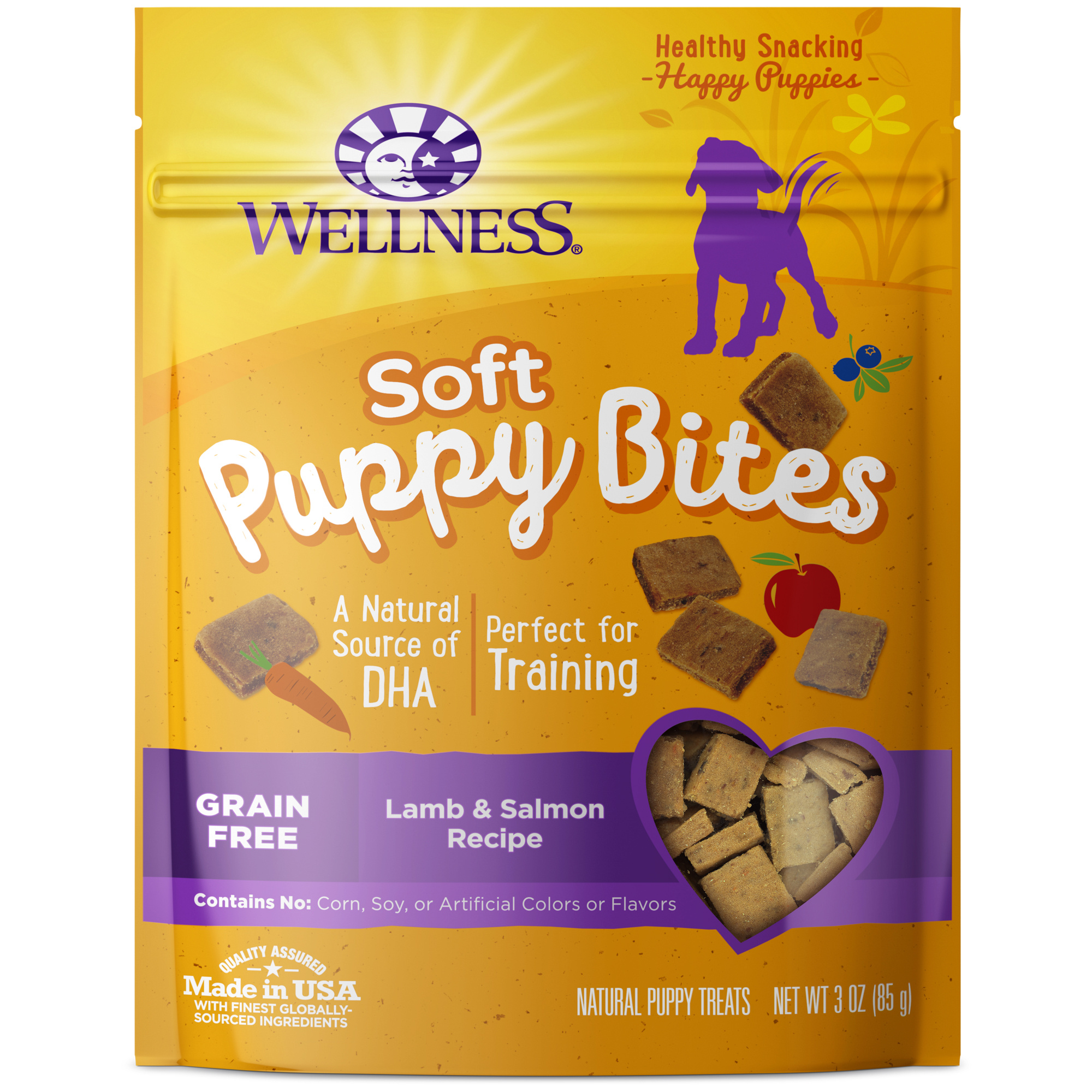 Wellness-Soft Puppy Bites Lamb & Salmon Recipe Dog Treats