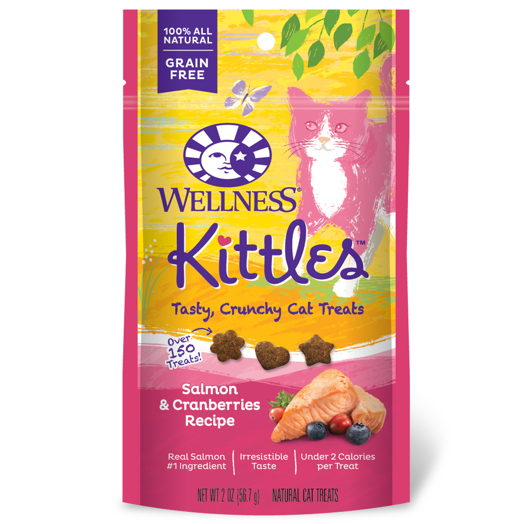 Wellness-Kittles Crunchy Salmon & Cranberry Cat Treats