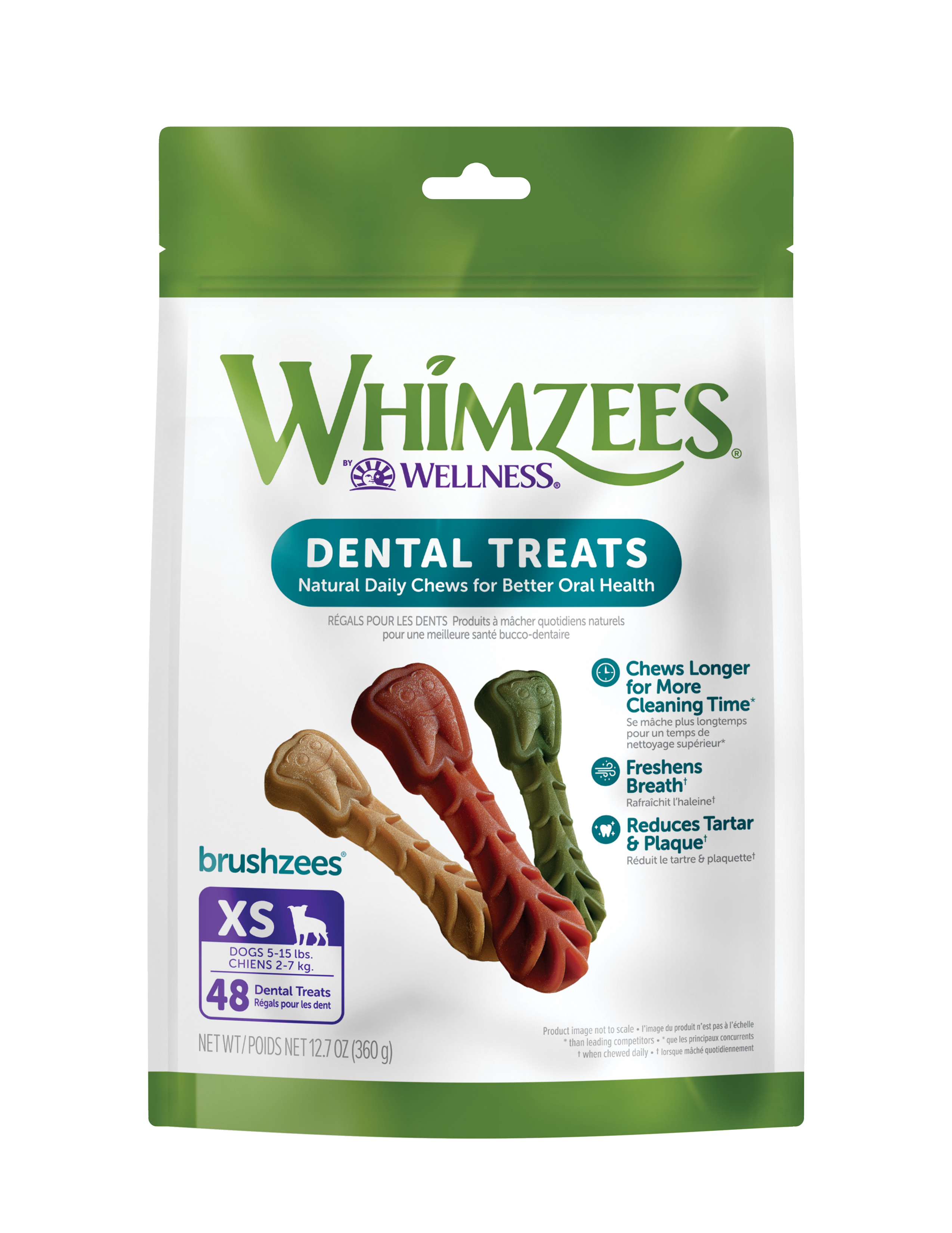 WHIMZEES-Brushzees Dental Chews