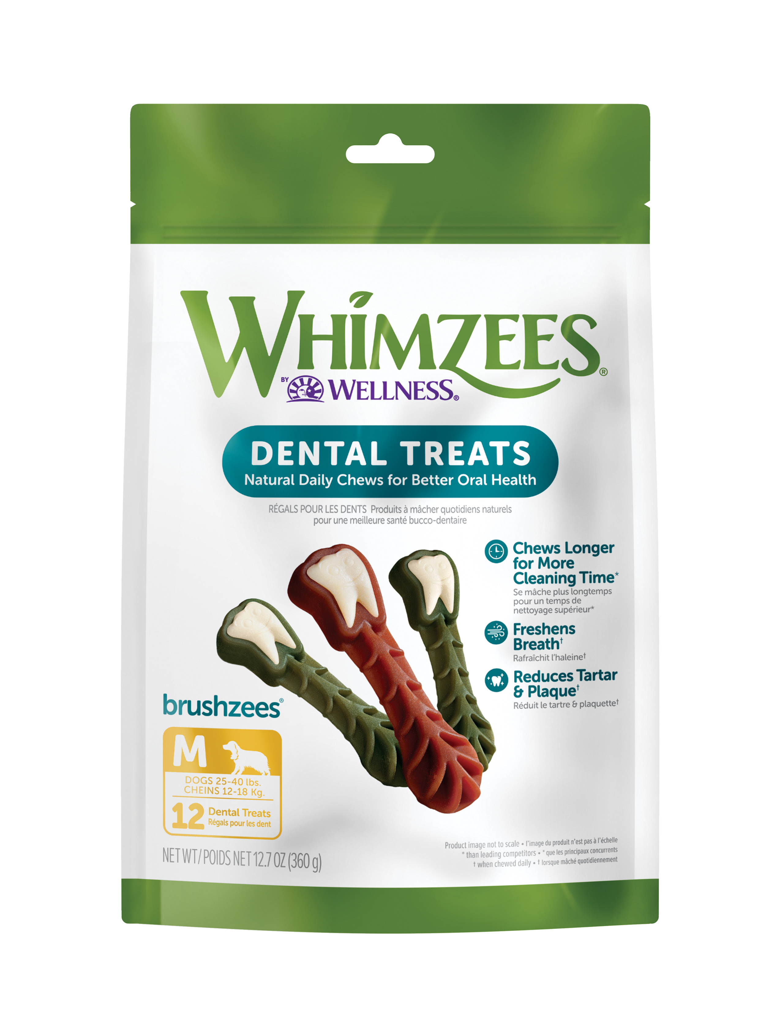 WHIMZEES-Brushzees Dental Chews