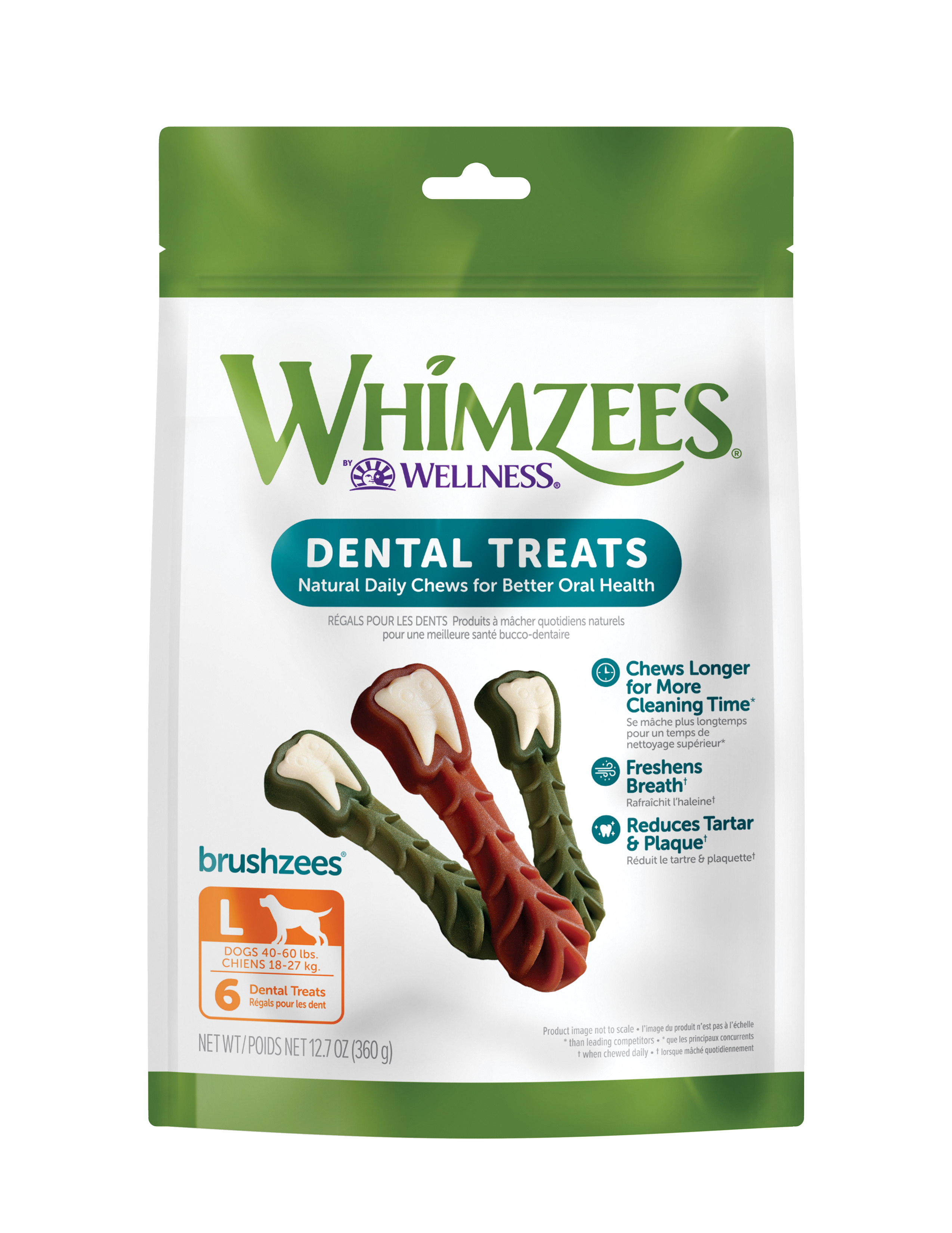 WHIMZEES-Brushzees Dental Chews