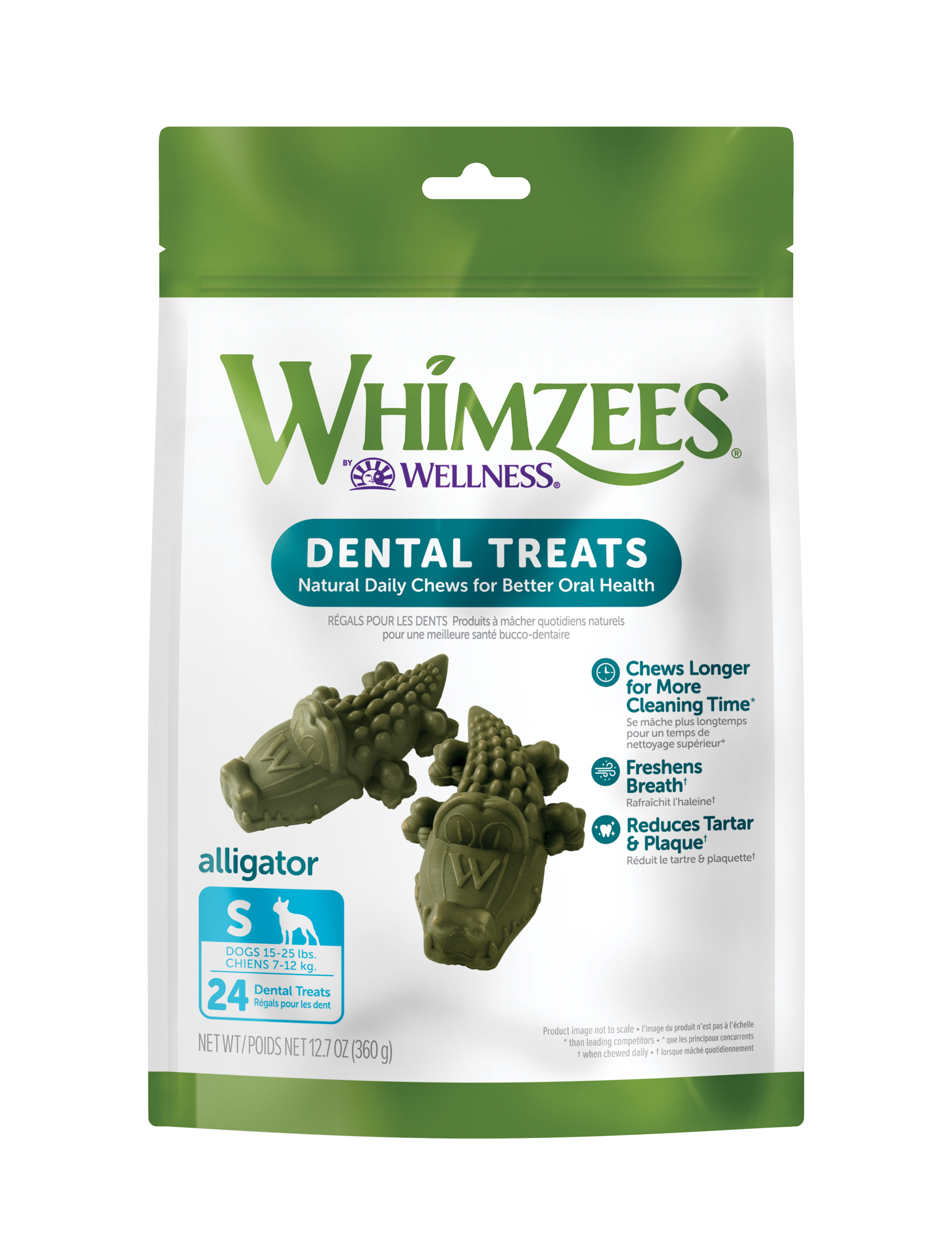 WHIMZEES-Alligator Dental Dog Treats
