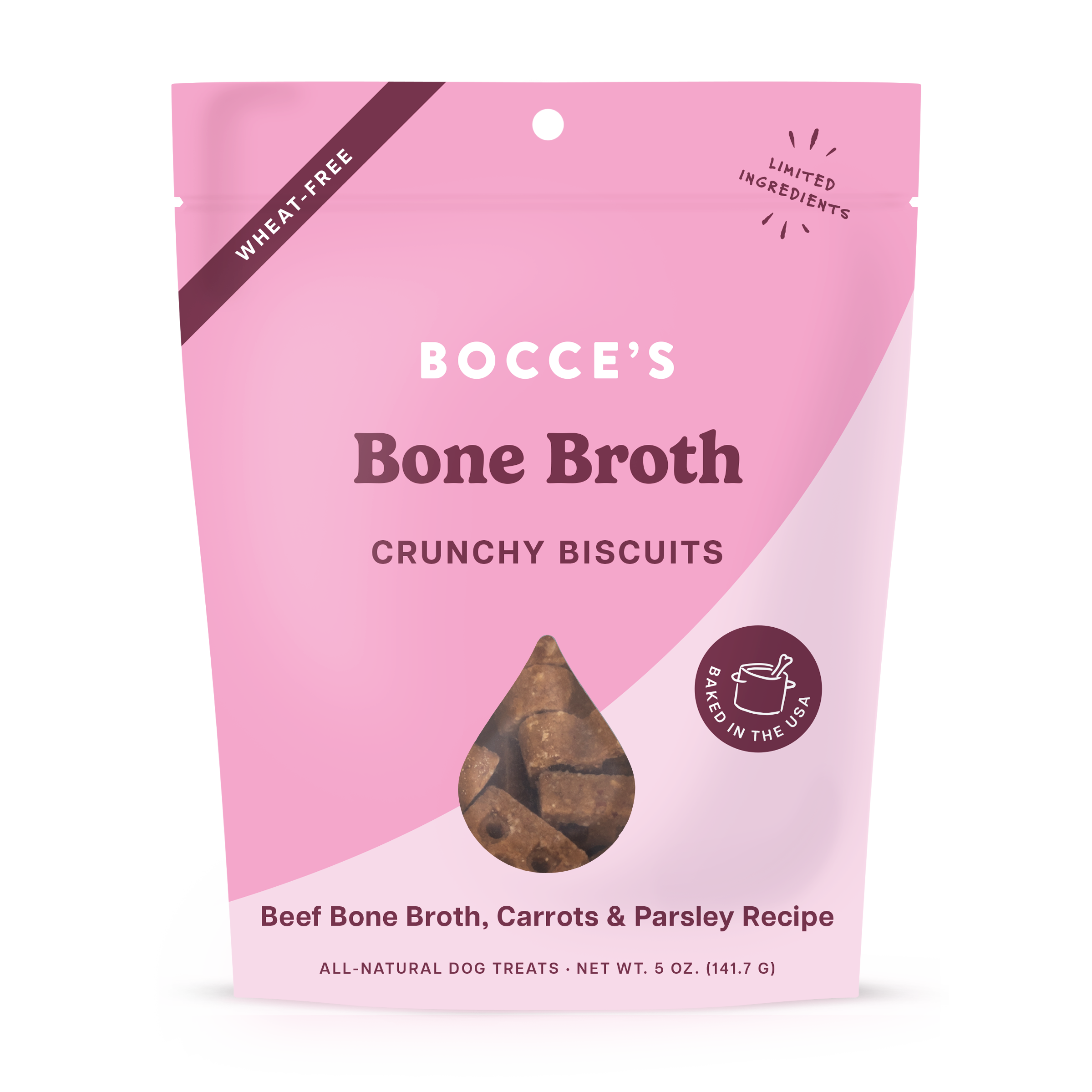 Bocce's Bakery-Bone Broth Recipe Biscuit Dog Treats