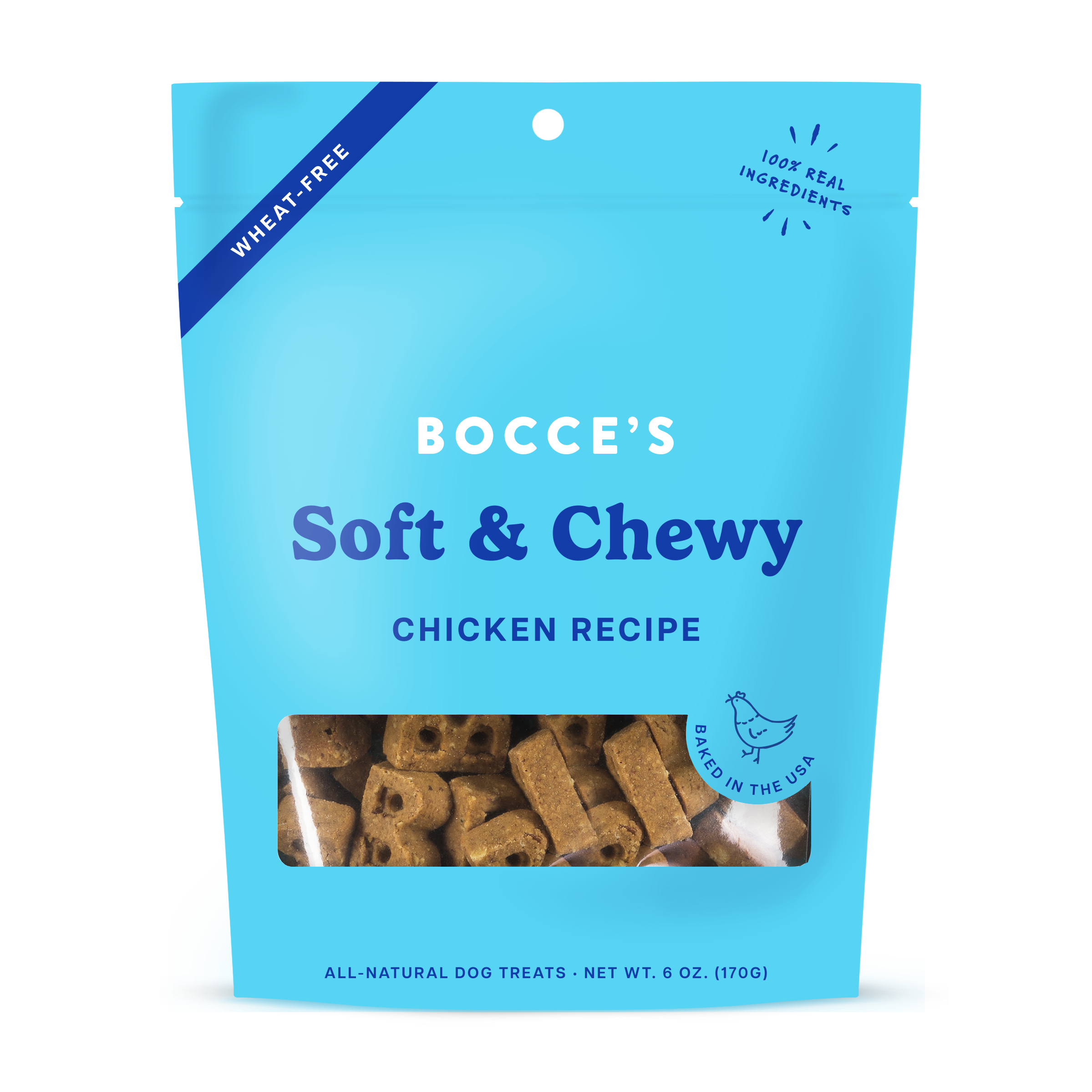 Bocce's Bakery-Soft & Chewy Chicken Recipe Dog Treats