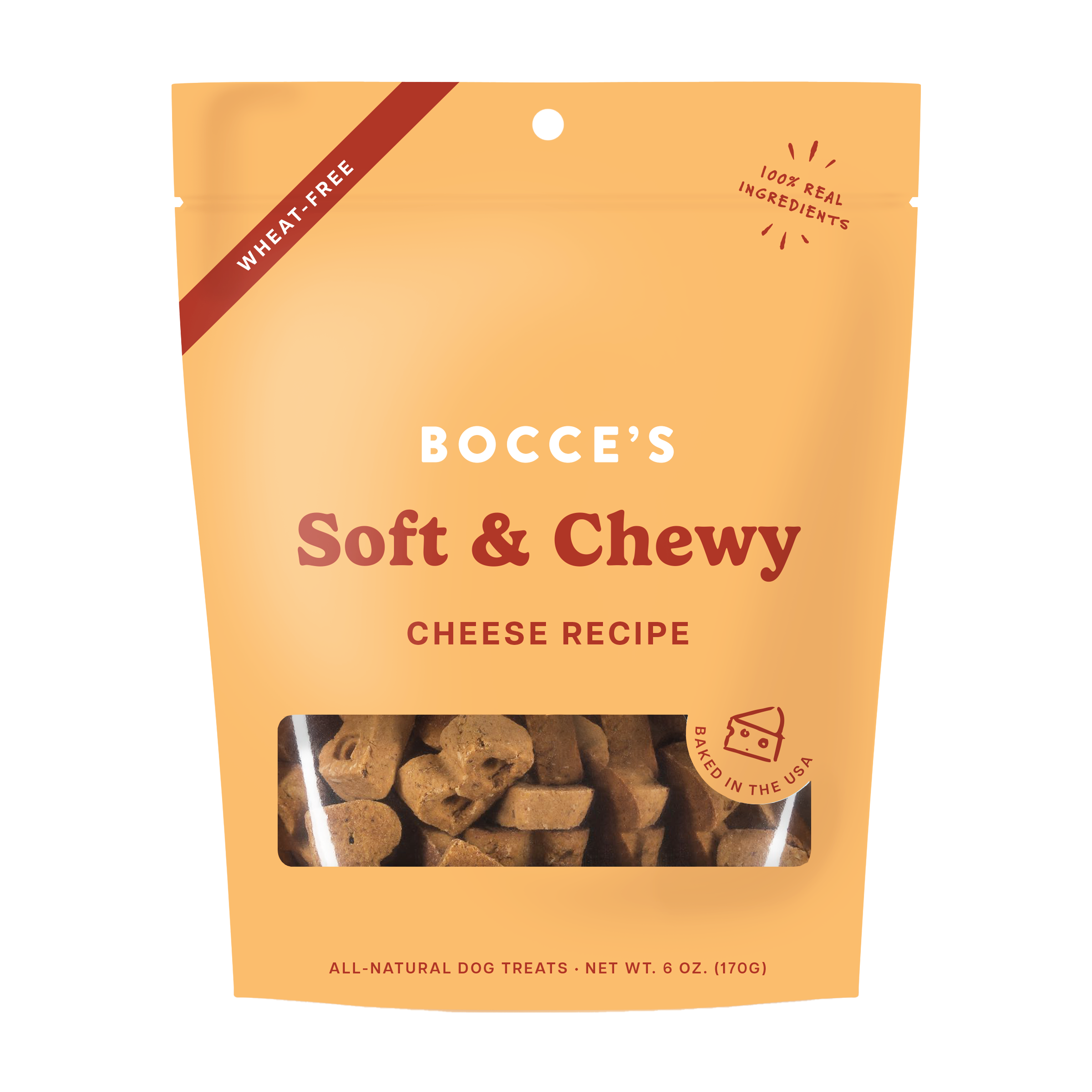 Bocce's Bakery-Soft & Chewy Cheese Recipe Dog Treats