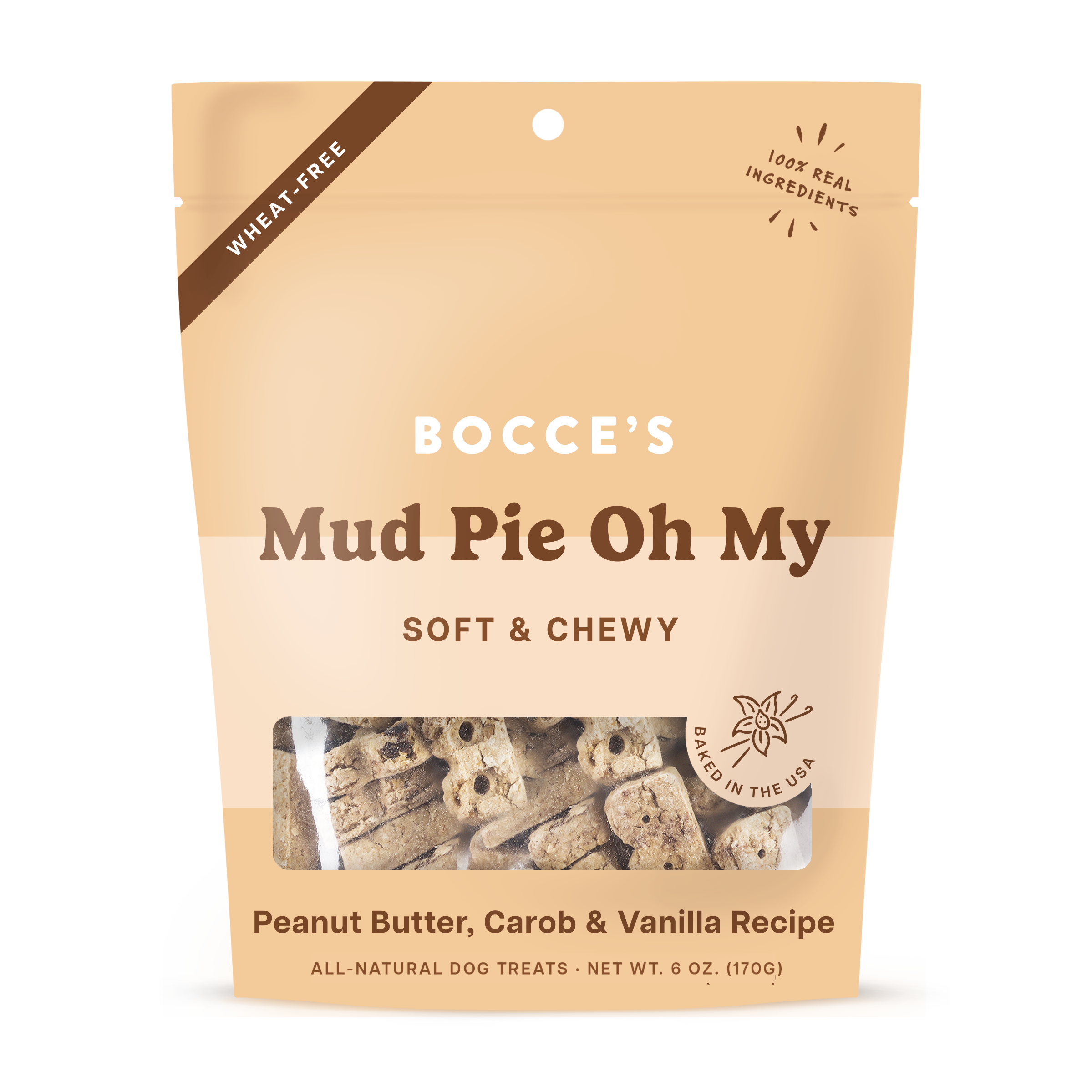 Bocce's Bakery-Every Day Mud Pie Oh My Soft & Chewy Dog Treats