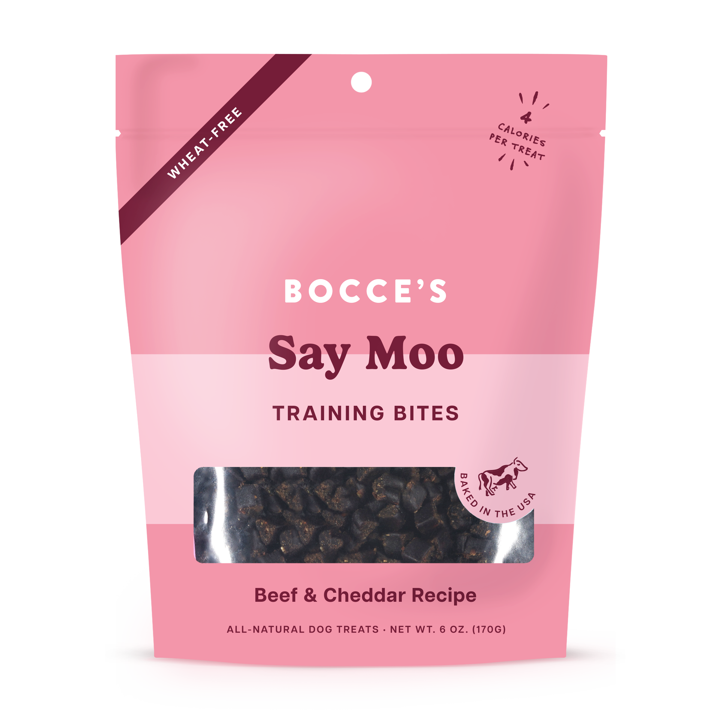Bocce's Bakery-Every Day Say Moooo Training Bites Dog Treats
