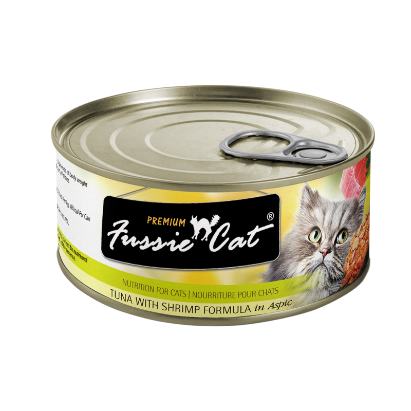 Fussie Cat-Premium Tuna with Shrimp Formula in Aspic Canned Food