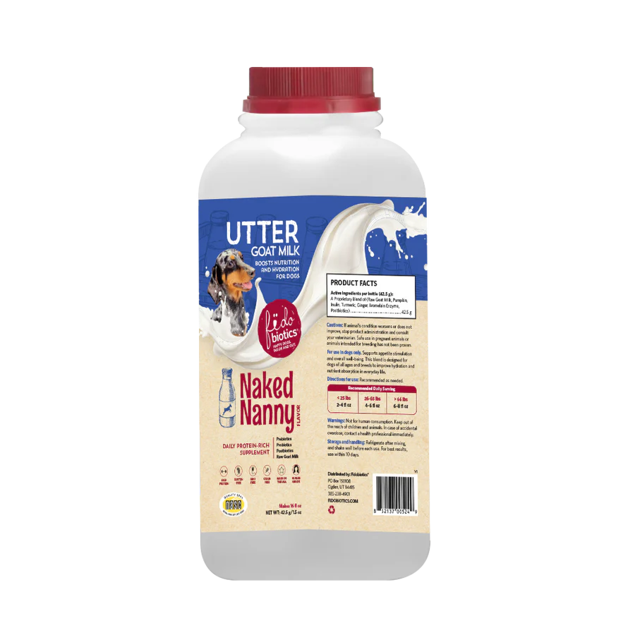 Fidobiotics Goat Milk Naked-16 Oz
