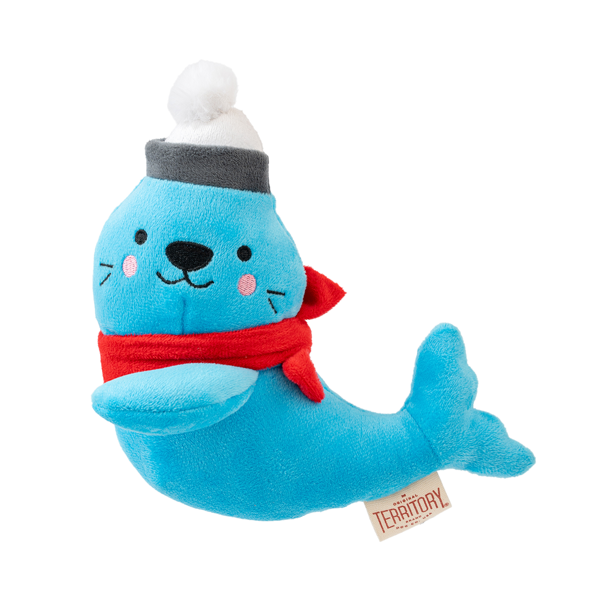 Territory-Plush Seal Holiday Dog Toy