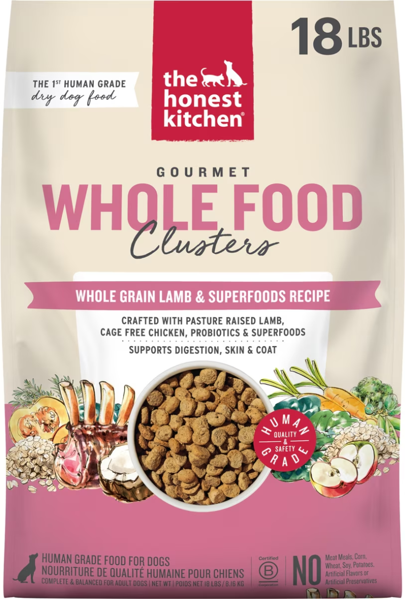 The Honest Kitchen-Whole Food Clusters Whole Grain Lamb Dry Dog Food