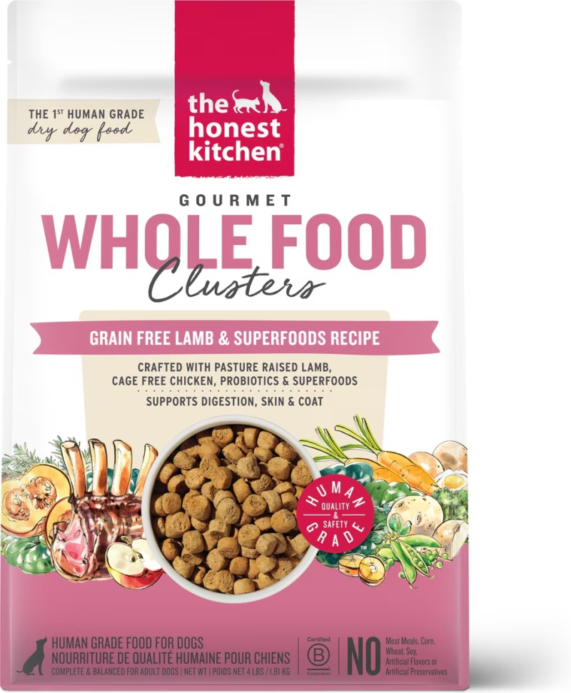 The Honest Kitchen-Whole Food Clusters Grain Free Lamb Dry Dog Food