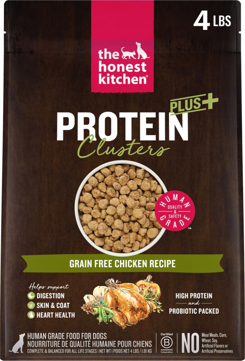 The Honest Kitchen-Protein Plus Clusters Grain Free Chicken Dry Dog Food