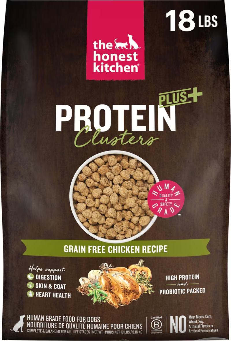 The Honest Kitchen-Protein Plus Clusters Grain Free Chicken Dry Dog Food
