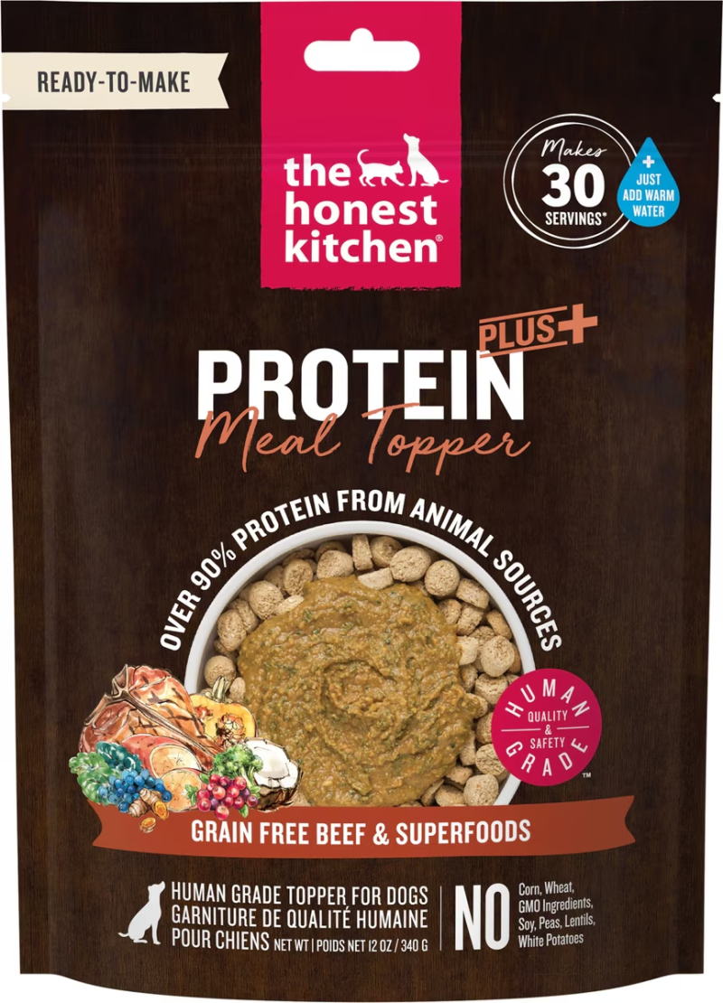 The Honest Kitchen-Protein Plus Grain Free Beef Topper