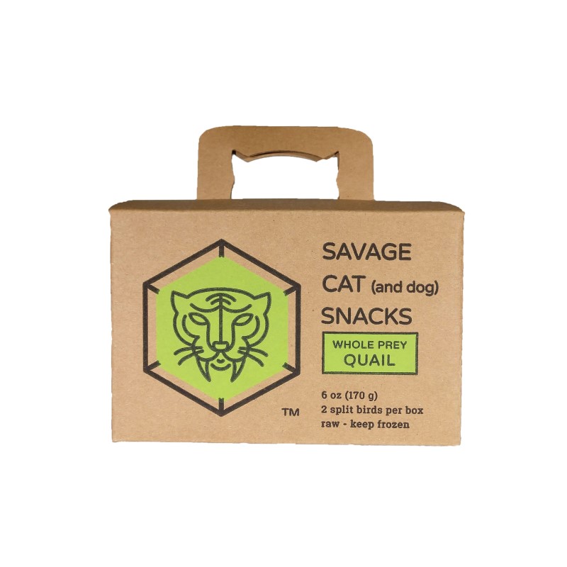 Savage Cat-Whole Prey Quail