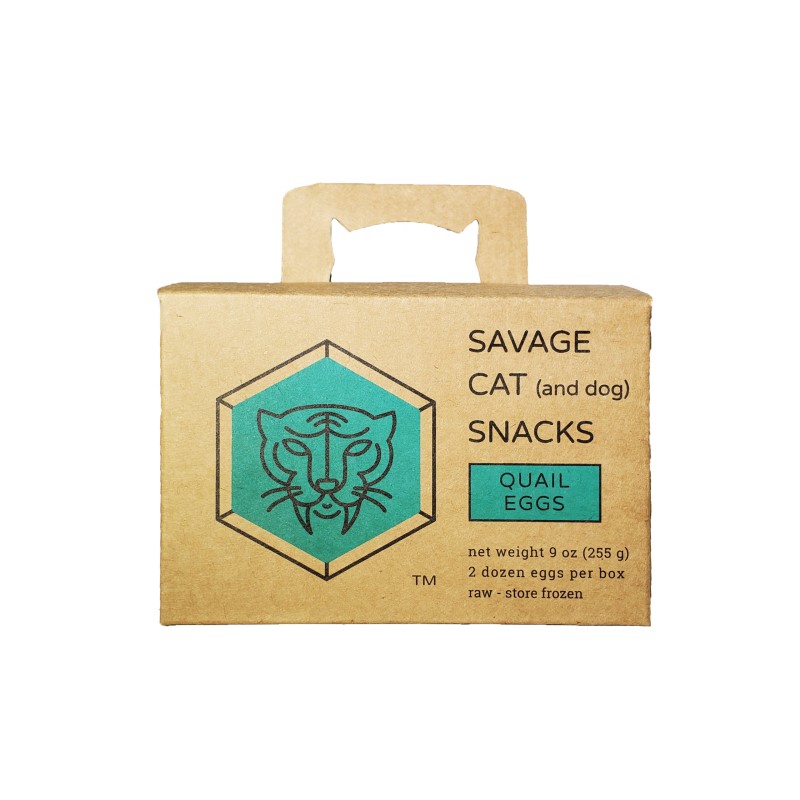 Savage Cat-Raw Quail Eggs