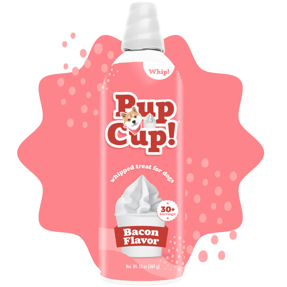 Pup Cup!-Whipped Treat for Dogs - Bacon Flavor