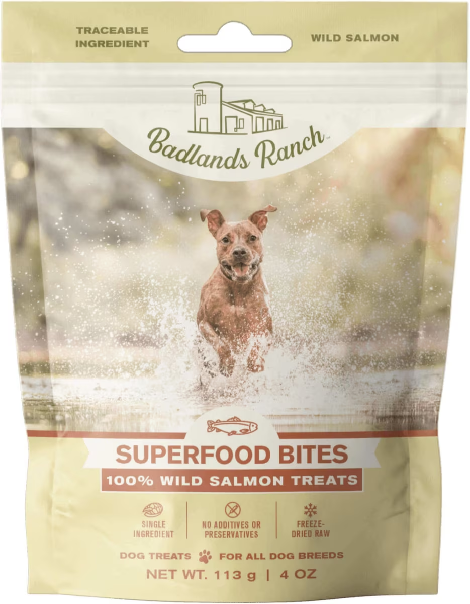 Badlands Ranch-Superfood Bites 100% Salmon Freeze Dried Raw Dog Treats
