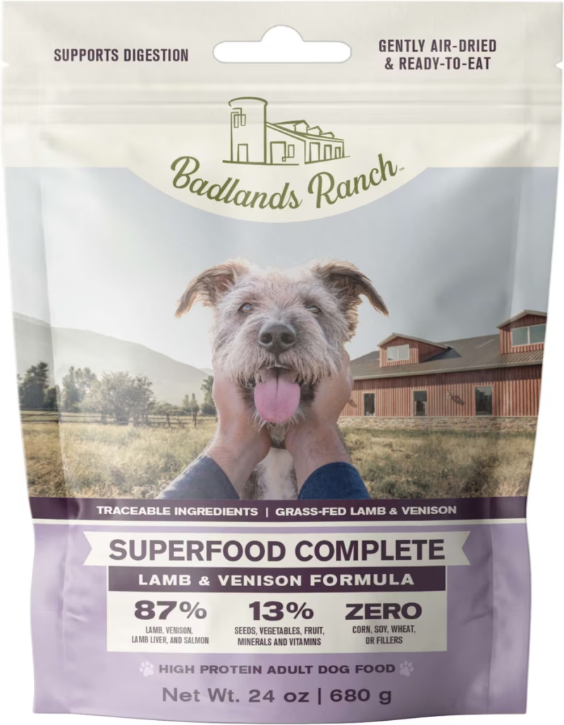 Badlands Ranch-Superfood Complete Lamb & Venison Formula Air-Dried Dog Food