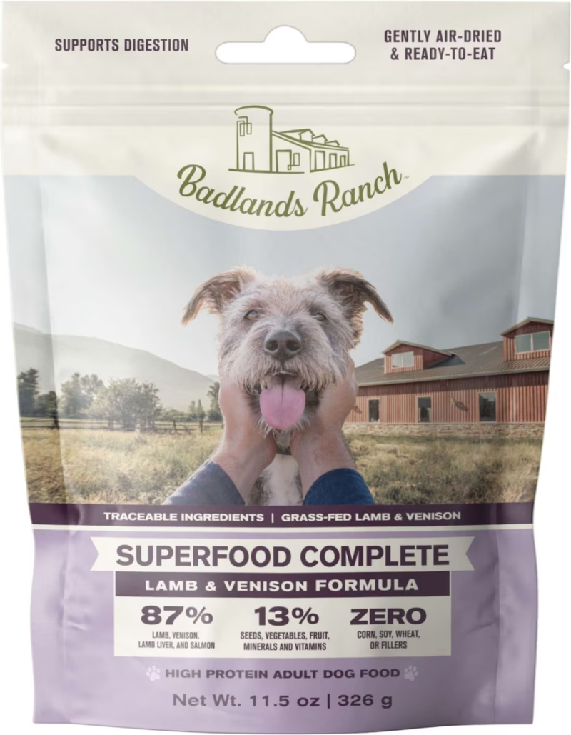 Badlands Ranch-Superfood Complete Lamb & Venison Formula Air-Dried Dog Food