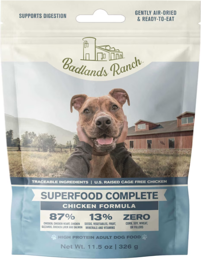 Badlands Ranch-Superfood Complete Chicken Formula Air-Dried Dog Food