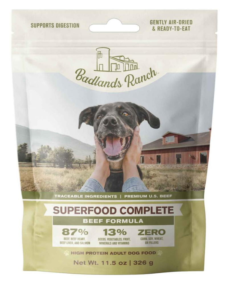 Badlands Ranch-Superfood Complete Beef Formula Air-Dried Dog Food