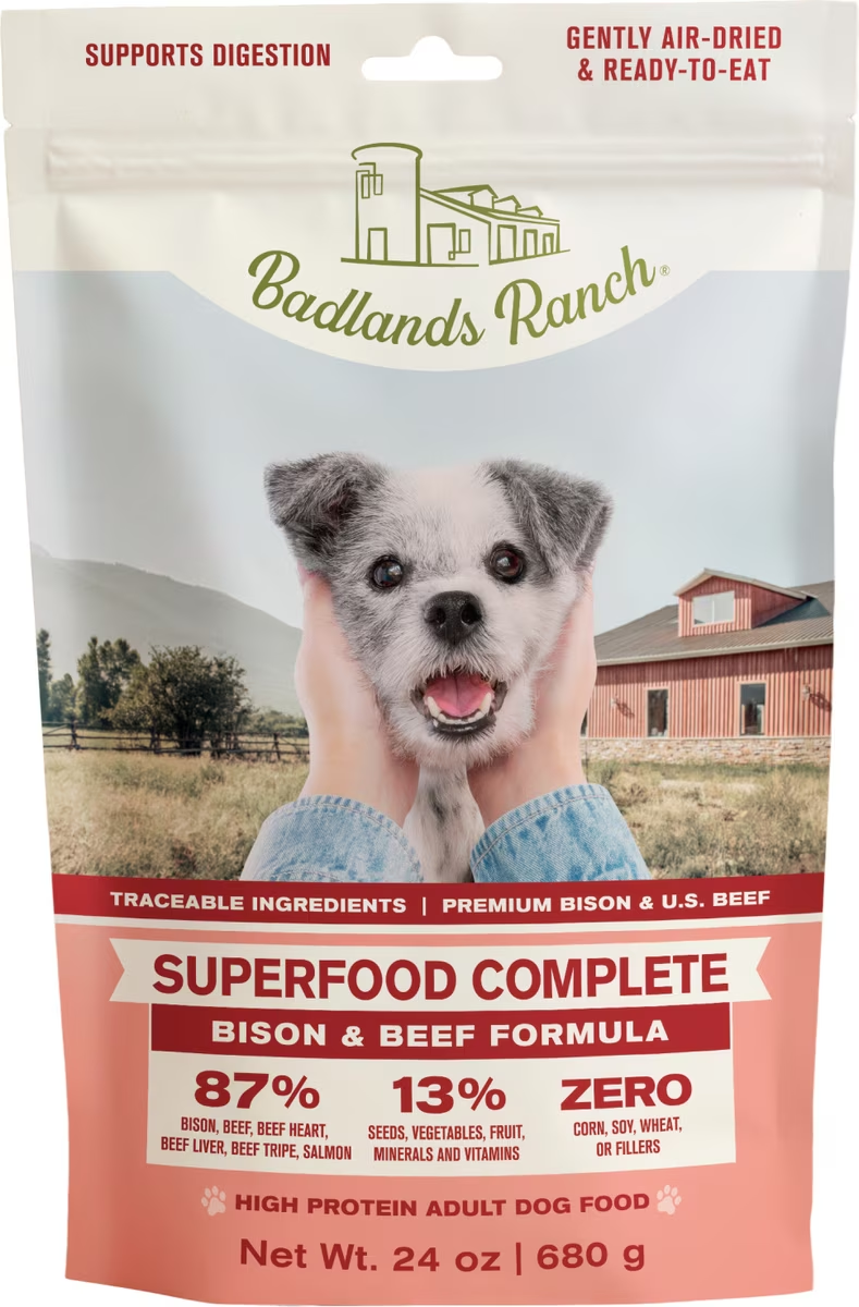 Badlands Ranch-Superfood Complete Bison & Beef Formula Air-Dried Dog Food