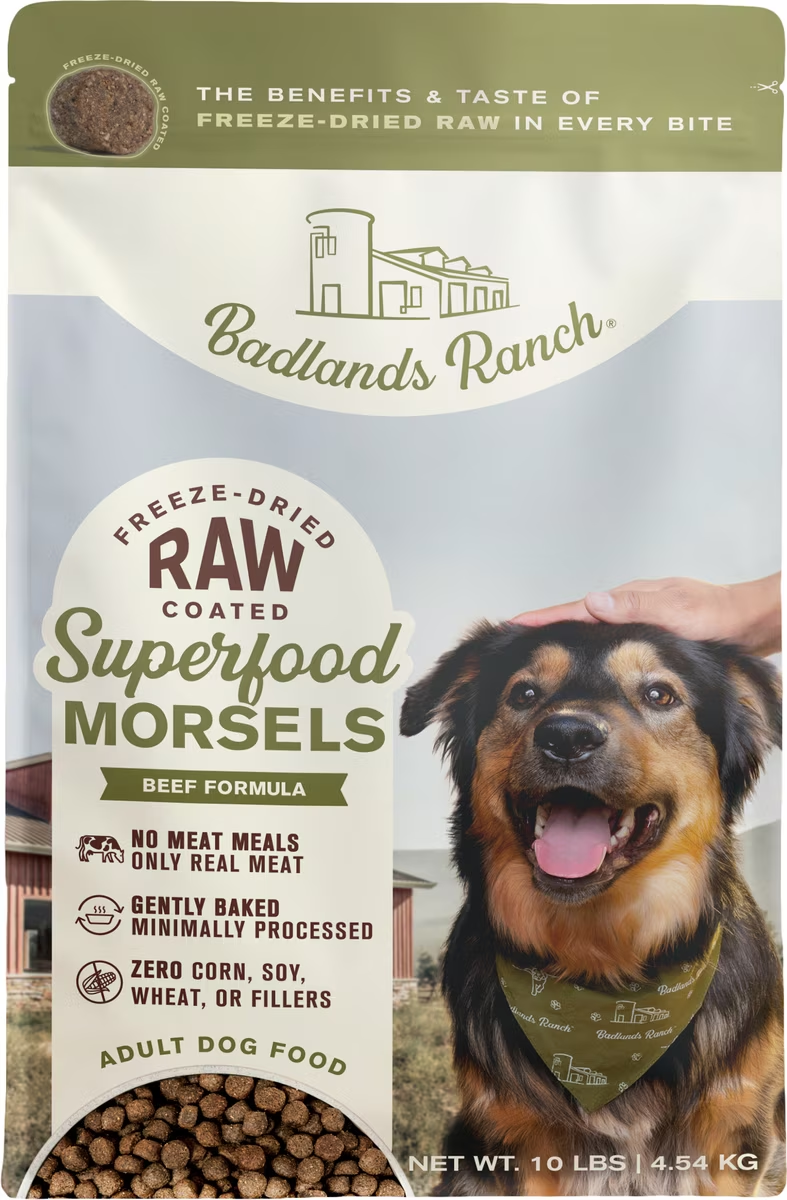 Badlands Ranch-Superfood Morsels Beef Formula Dry Dog Food