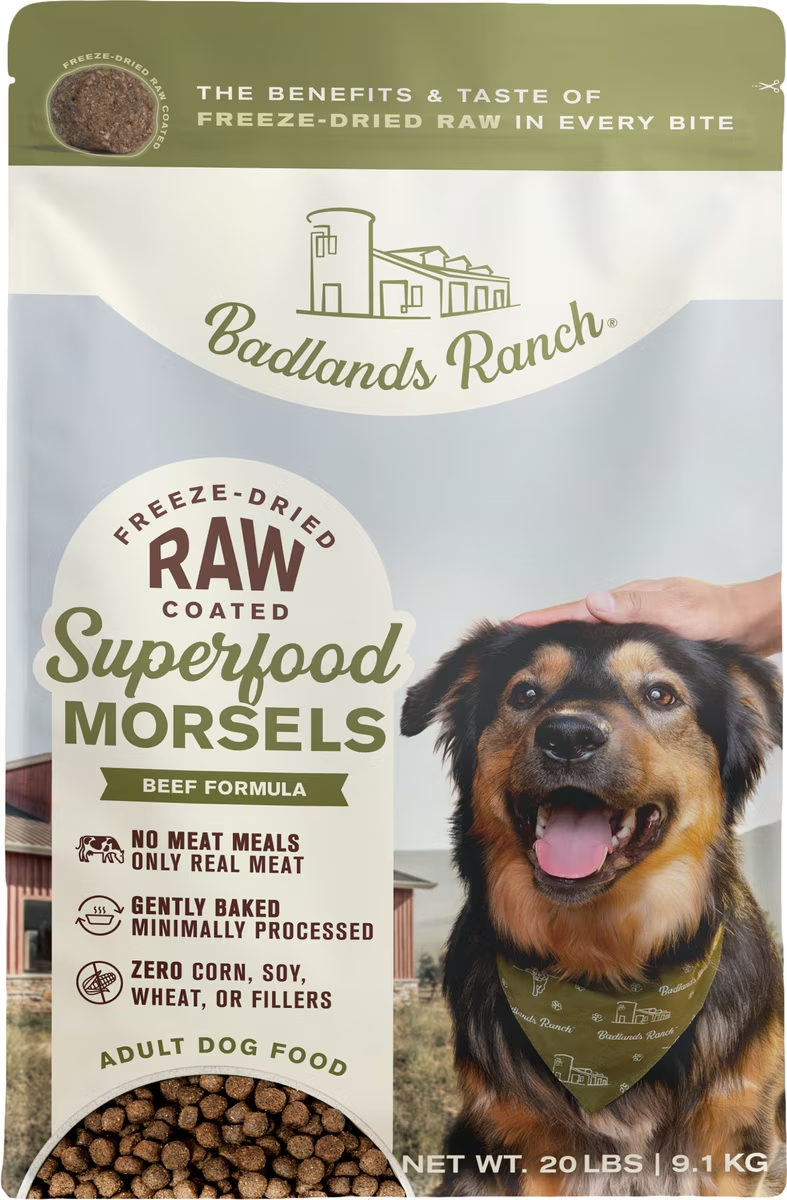 Badlands Ranch-Superfood Morsels Beef Formula Dry Dog Food